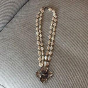 Pearl statement necklace